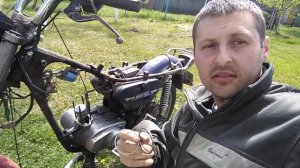 Меняю кольца в мотоцикле Минск