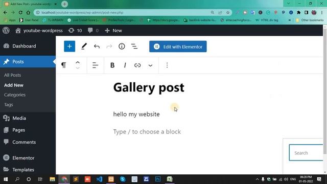 how to create a photo gallery in WordPress without a plugin | create image gallery in WordPress pos смотреть онлайн