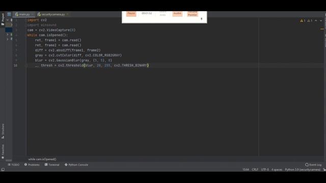 Create Your Own CCTV Camera with just 22 lines of python смотреть онлайн