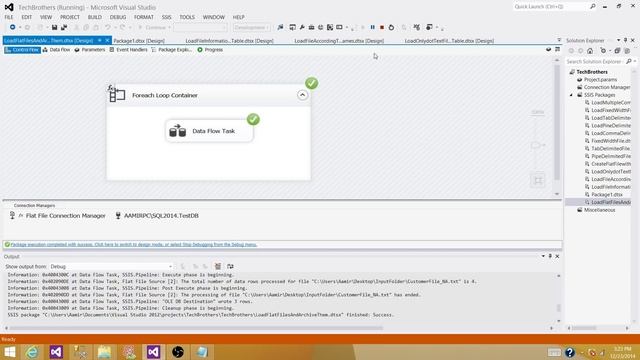 SSIS Tutorial Part 28-Archive Files with Datetime after Loading into SQL Server Table смотреть онлайн