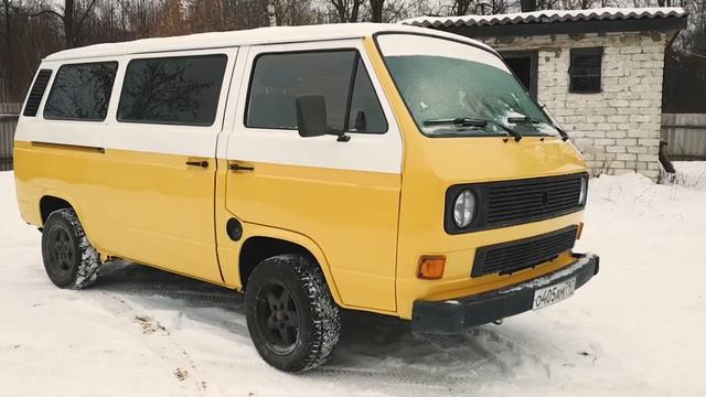 Новый цвет нашего vwt3 SunnyVan. Vanlife 80-s начинается! смотреть онлайн