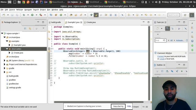 RxJava - Básico de Observables, criação смотреть онлайн