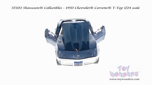 37202 Showcasts® Collectibles - 1970 Chevrolet Corvette T-Top 1/24 scale смотреть онлайн