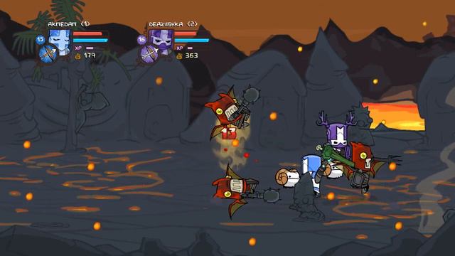 Castle Crashers 2 часть COOPa смотреть онлайн