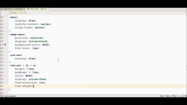Simple Mega Menu with HTML and CSS | Beginner's Tutorial | web design tutorial смотреть онлайн