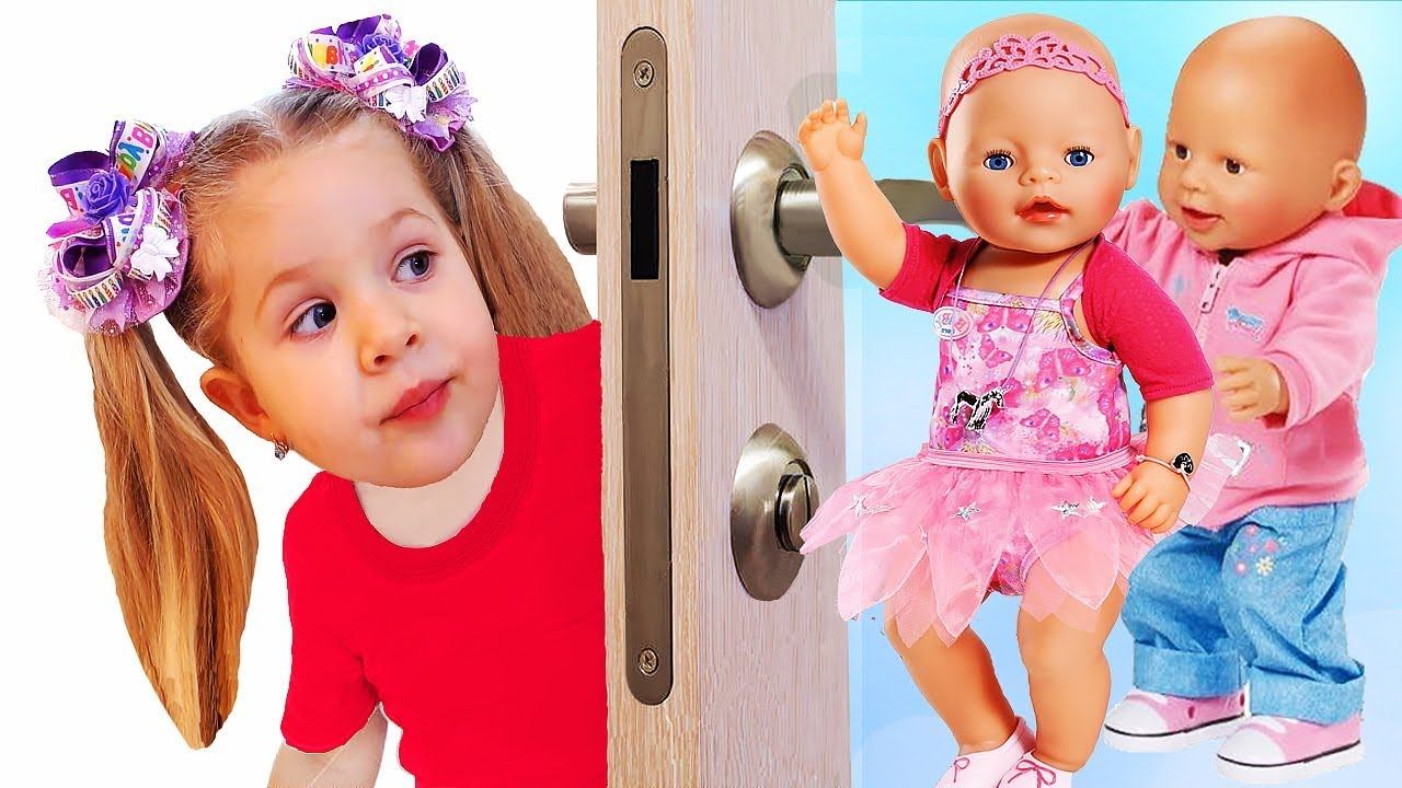 Сrying Baby doll, Are you sleeping Song Nursery rhymes Songs for kids by learn colors with смотреть онлайн