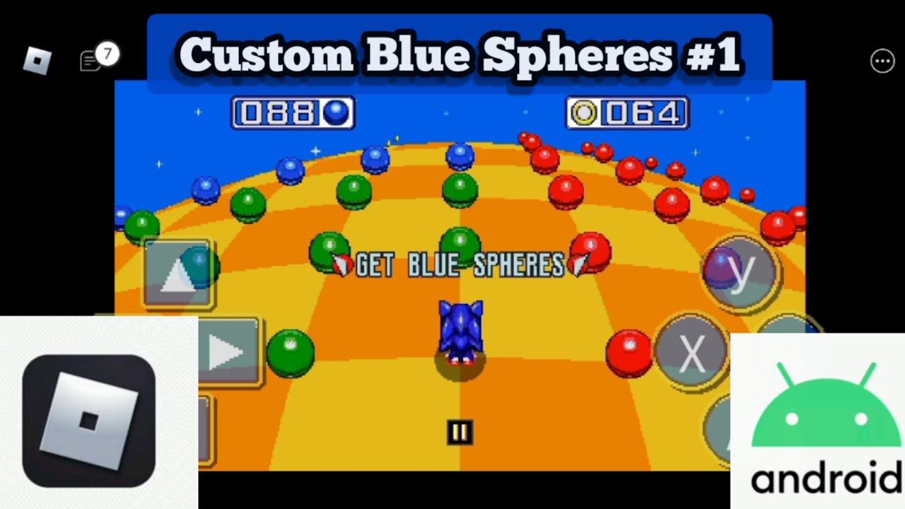 Classic Sonic Simulator Roblox game. Custom Special Stage #1 showcase Android complete. смотреть онлайн
