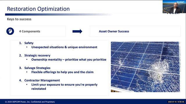 Utility PV Restoration After Extreme Weather Damager Webinar смотреть онлайн