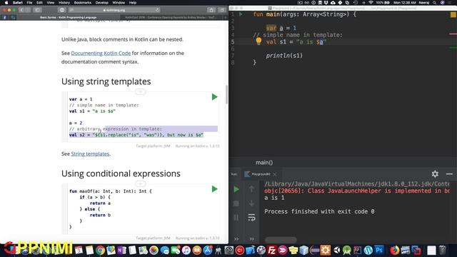 Kotlin | String Templates смотреть онлайн