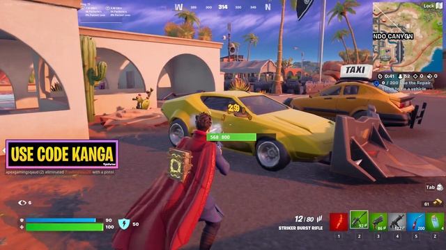 Use the Repair Torch to fix a vehicle Fortnite смотреть онлайн