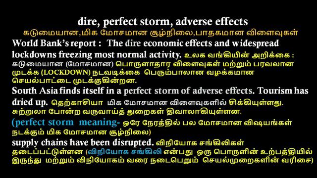 Learn English newspaper words meaning in Tamil – Part 76 смотреть онлайн