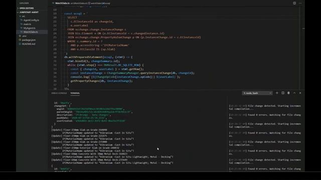iModel.js Jump Start: Creating an Agent to Monitor and Report iModel Changes смотреть онлайн