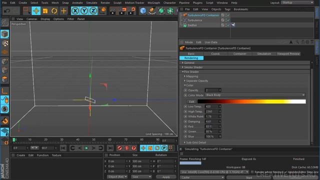 Дым и огонь в Cinema 4D с TurbulenceFD - Изучаем TurbulenceFD (Fire and Smoke in Cinema 4D) смотреть онлайн