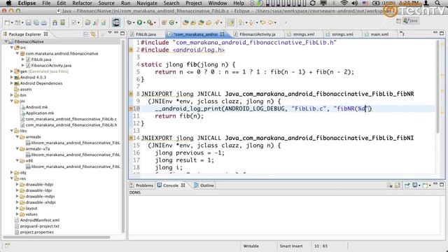 Intro to Android NDK - 09 - Using LibLog смотреть онлайн