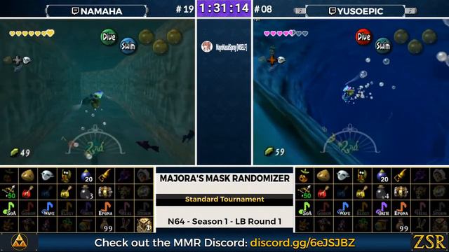 Majora's Mask Rando Tournament Season 1: LB Round 1 - Namaha vs. YUSoEpic смотреть онлайн