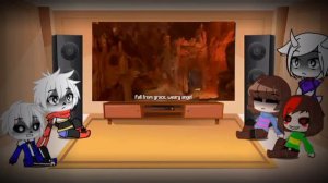 Undertale reacciona a Doom Eternal Rap - Welcome to hell (Gacha Club)