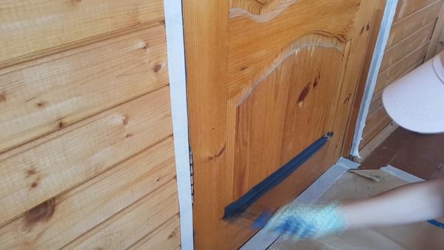 Как покрасить старую дверь | Реставрация двери своими руками смотреть онлайн