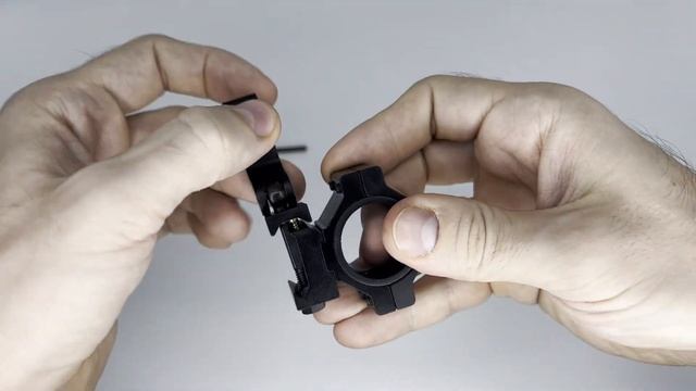 Кольцо быстросъемное D25,4/30мм на Weaver Picatinni 21мм для прицела, фонаря, пневматики, страйкбол смотреть онлайн