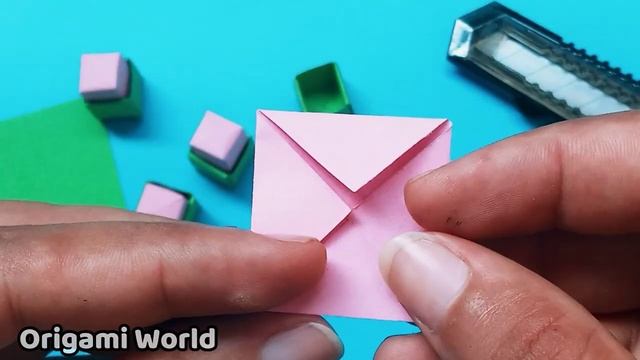 [THE SMALLEST ORIGAMI BUTTON] | How To Make Origami Mini Button | Paper Toys