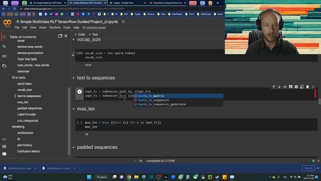 TensorFlow Python Simple Multiclass NLP Poem Classification смотреть онлайн