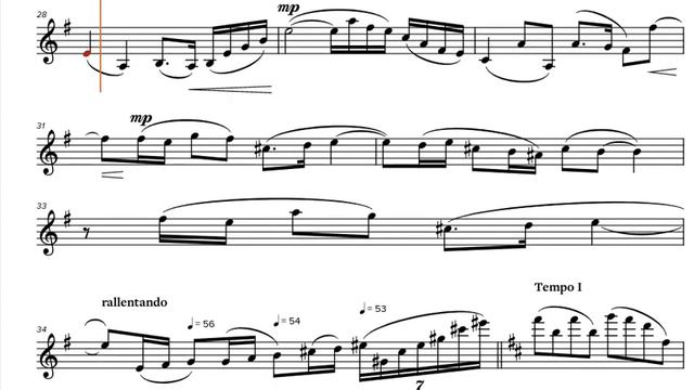 Theme from Schindler's List (Tenor saxophone, clarinet, trumpet sheet music) смотреть онлайн