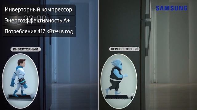 Холодильник Samsung RF24HSESBSR, многодверный смотреть онлайн