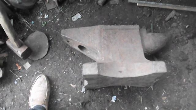 как установить наковальню ???? наковальня на железной трубе....поехали.