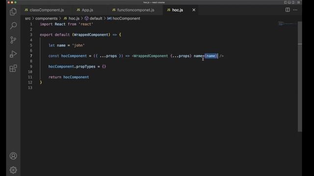 Higher Order Component | React Js смотреть онлайн