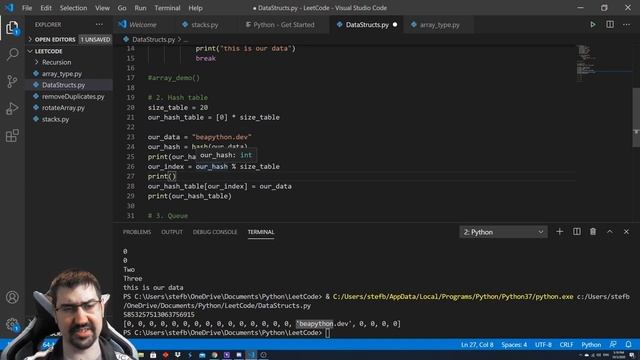 How data gets hashed and stored in a hash table's array back end смотреть онлайн