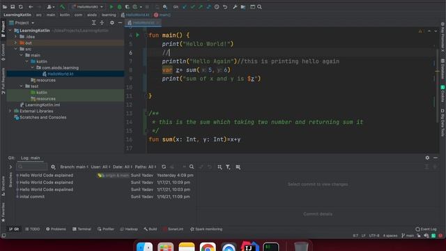 4- How to add comments in the Kotlin code and Explains Project structure смотреть онлайн