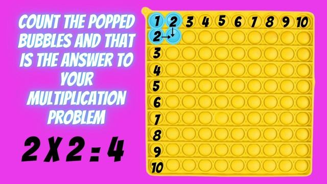 Pop It! Math Hack To Learn Multiplication Times Tables- How to Remember Multiplication Facts смотреть онлайн