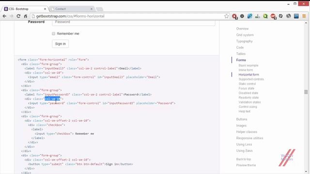 Control Sizing and Help Text for Forms in Bootstrap смотреть онлайн