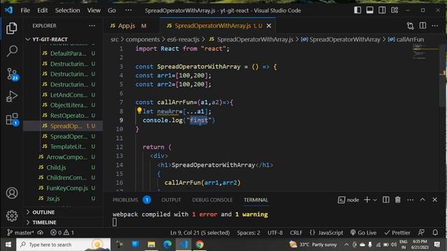 Part-25: Spread Operator with Array in react js. #like #share #subscribe #viral #reactjs смотреть онлайн