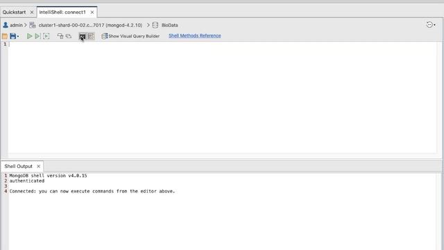 MongoDB 101: Lesson 7, Exercise 1 » Using IntelliShell to load and run a script file смотреть онлайн