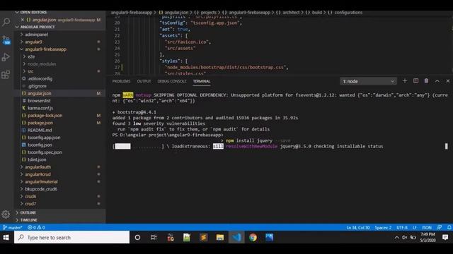 How to Install Bootstrap & jquery in Angular 9 | angular bootstrap & jquery tutorial смотреть онлайн