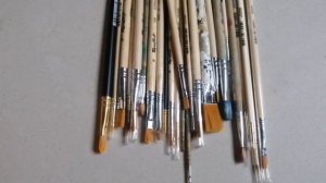 Самая лучшая Синтетическая Кисть для масляных красок. Мои фавориты