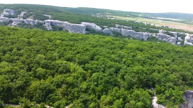 Эски - Кермен. Вид с квадрокоптера смотреть онлайн