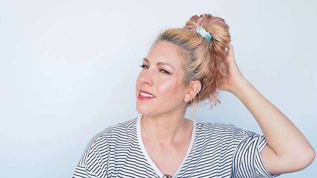 5 lazy hairstyles with scrunchies