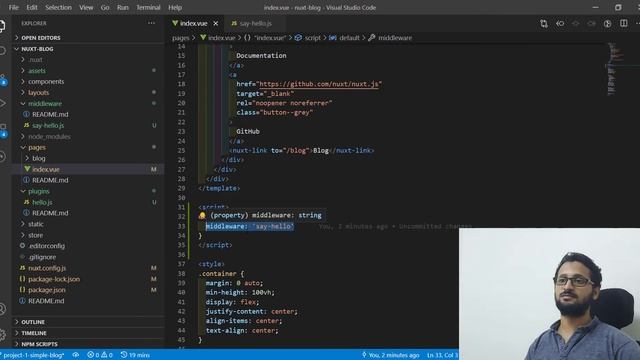 19- Nuxt.js - Middleware [Arabic] смотреть онлайн