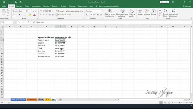 Excel Fonction Stxt et Concatener смотреть онлайн
