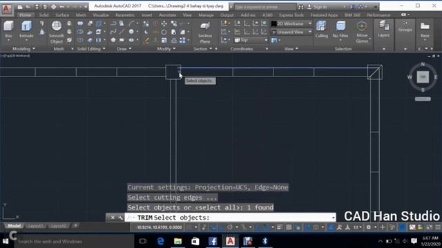 Basic house layout using AutoCAD смотреть онлайн