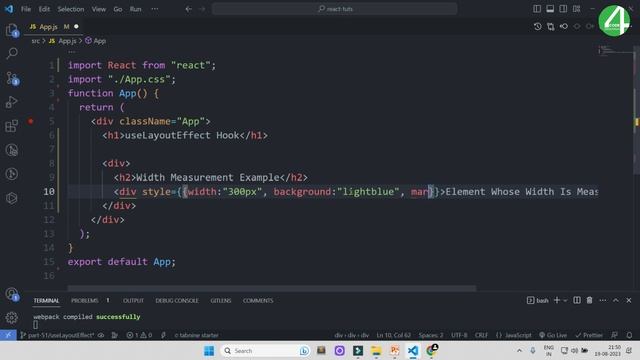 React Tutorial In Hindi #51: React useLayoutEffect Hook | React JS Tutorial For Beginners | Hooks смотреть онлайн