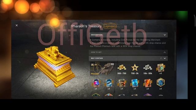 PHARAOH'S TREASURE OPENING WoT Blitz смотреть онлайн