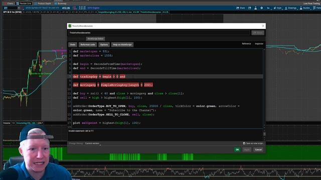 Automated Day Trading in ThinkorSwim (ThinkScript Tutorials Part 4) смотреть онлайн