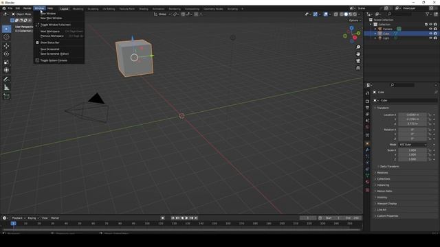 Разбор интерфейса урок №1 | Основы Blender 3.5 смотреть онлайн