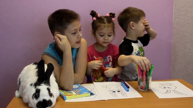 КРОЛИКИ. 3 МАРКЕРА ЧЕЛЛЕНДЖ ✍️ 3 MARKER CHALLENGE ✍️ Мы Рисуем Вы Голосуете смотреть онлайн