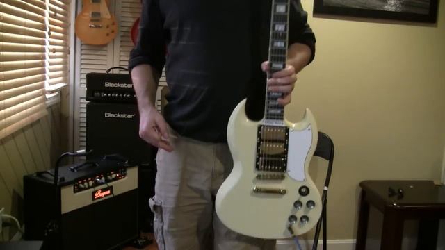 Guitar Review - Harley Benton S 600 VI (Gibson SG Custom Copy) смотреть онлайн