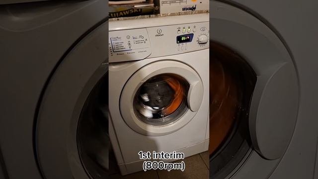 Indesit WIE107 Cotton 60°(parts of cycle with EXTREMELY unbalaced spins...) смотреть онлайн