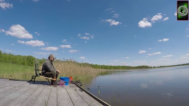 Ловля плотвы на фидер. Рыбалка на озере. +БОНУС! смотреть онлайн