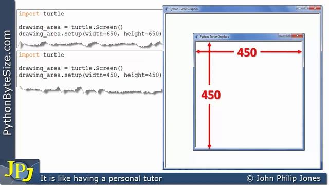 How to set the size of a Python turtle screen смотреть онлайн